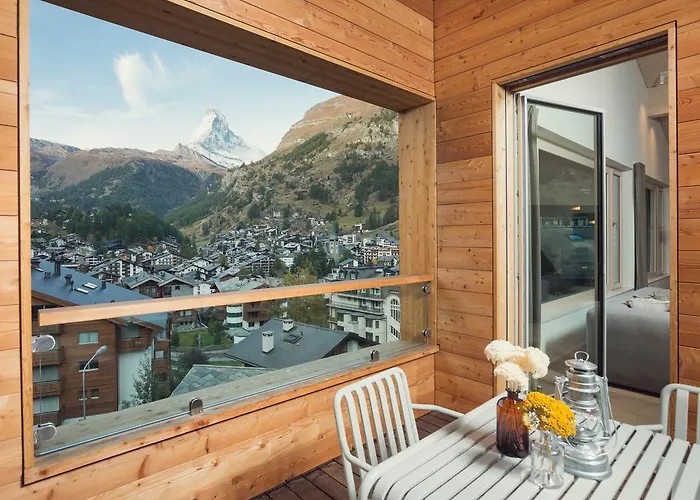 采尔马特cervo俯瞰公寓 *